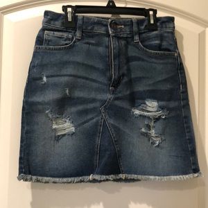 Denim skirt